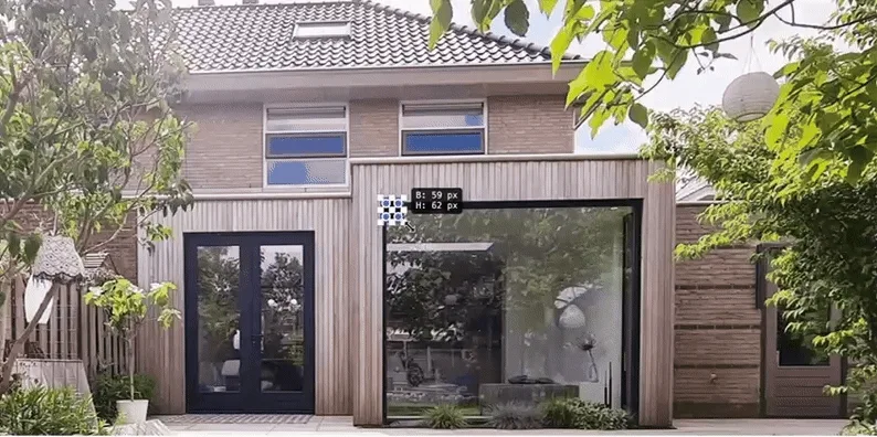 Demonstratie van het instellen van een privacymasker om een deel van het camerabeeld af te schermen